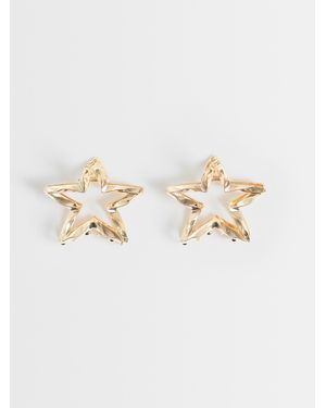 Pieces 2 Pack Small Metal Star Clips - Natural