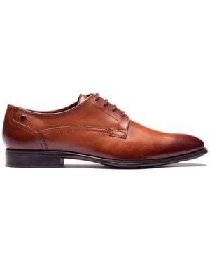 Base London Vance Lace Up Shoe - Red
