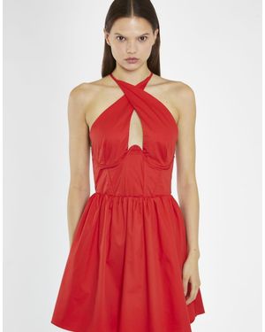 Glamorous Halterneck Mini Dress - Red