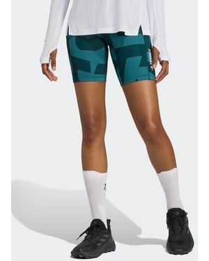 adidas Originals Terrex Multi 8-Inch Tight Shorts Printed - Blue