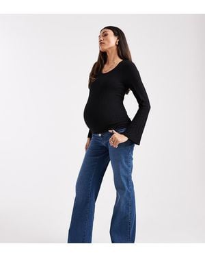 ONLY Snow High Waist Wide Leg Jeans - Blue