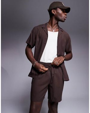 South Beach Pantaloncini Da Mare Con Coulisse - Grigio