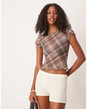 ASOS Mesh Baby Tee - Multicolor