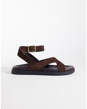 Steve Madden Mybestie-e Flat Sandals - White
