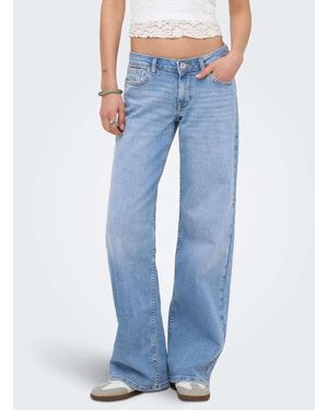 ONLY Jeans Ampi Azzurro Medio - Blu