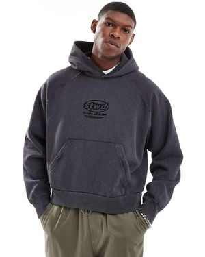 Pull&Bear Stwd Hoodie - Blue