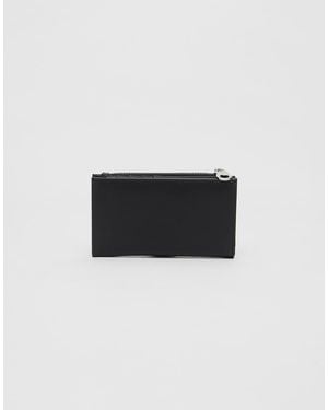Stradivarius Basic Zip Up Purse - Black