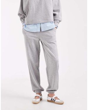 ASOS Cuffed Brushback joggers - Grey