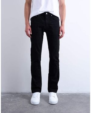 TOPMAN Vaqueros Negros Elásticos De Corte Slim De - Azul