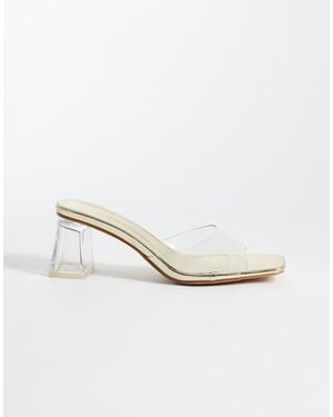 SIMMI Simmi London Deena Block Heel Sandals - White