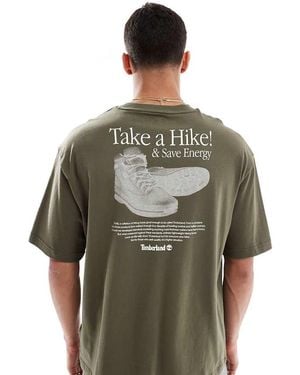 Timberland Take A Hike Backprint T-shirt - Green
