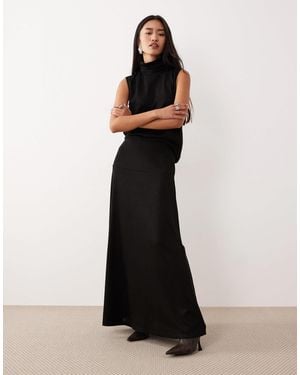 Jdy Maxi Skirt Co-ord - Black