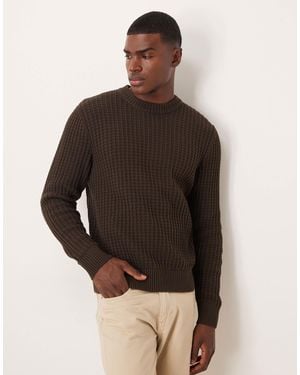 SELECTED Homme Knitted Sweater - Brown