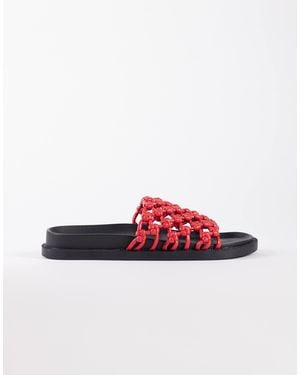 SEQWL – flache sandalen - Rot