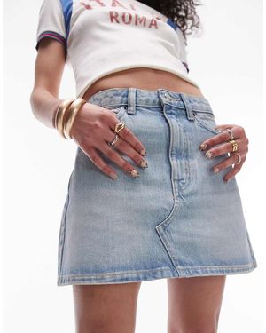 TOPSHOP Minigonna - Blu