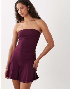 Cotton On Hold Me Tube Mini Dress - Purple