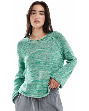 ASOS Knitted Multiply Crew Neck Jumper - Green