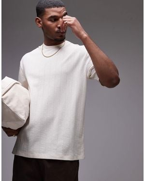 TOPMAN – oversize-t-shirt - Grau