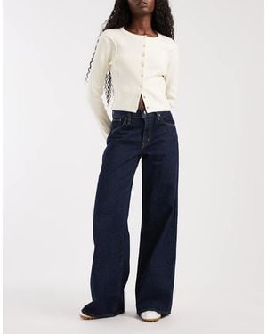 Levi's Middy Jeans Met Wijde Pijpen - Blauw