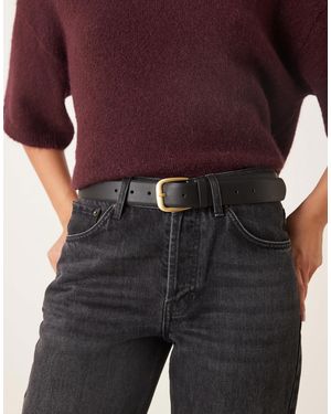 ASOS Waist And Hip Classic Jeans Belt - Purple
