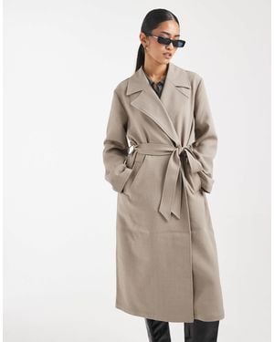 Object – schlichter, leichter, eleganter trenchcoat - Natur