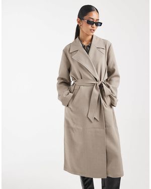 Object – schlichter, leichter, eleganter trenchcoat - Natur