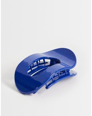 ASOS Large Oval Hair Claw - Blue