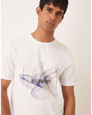 Lyle & Scott – t-shirt - Natur