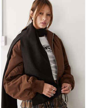 Weekday Premium Wool Scarf - Brown