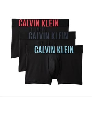 Calvin Klein Intense Power 3 Pack Trunks - Black