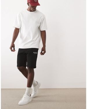 Jack & Jones – sweat-shorts - Weiß