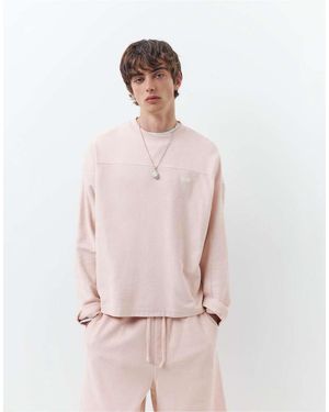 Pull&Bear T-Shirt A Pannelli Con Stampa Stwd - Rosa