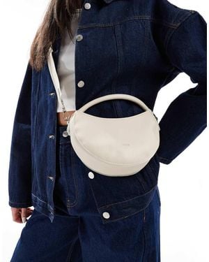 PASQ Cirkelvormige Handtas Met Crossbody Band - Blauw