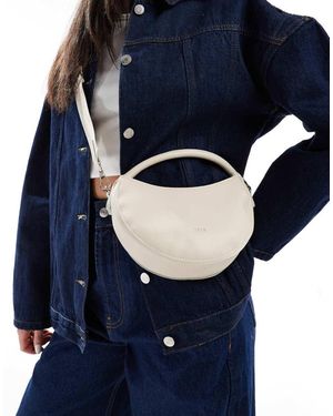 PASQ Cirkelvormige Handtas Met Crossbody Band - Blauw