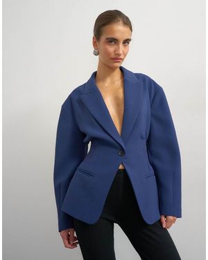 TOPSHOP Blazer Stretto - Blu