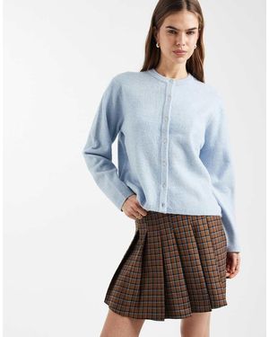 ONLY Boxy Knitted Cardigan - Blue