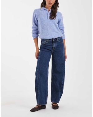 ARKET Bloom Barrel Leg Jeans - Blue