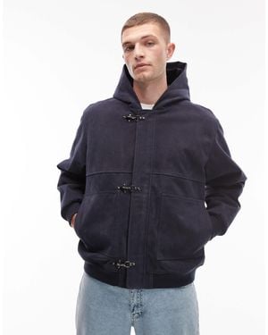 Collusion – jacke aus wildlederimitat - Blau