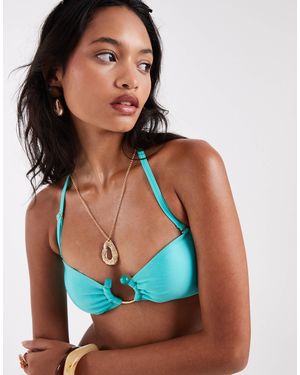 New Look – trägerloses bikinioberteil - Blau