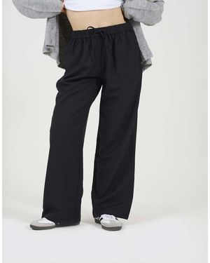 Brave Soul High Waisted Wide Leg Trousers - Blue