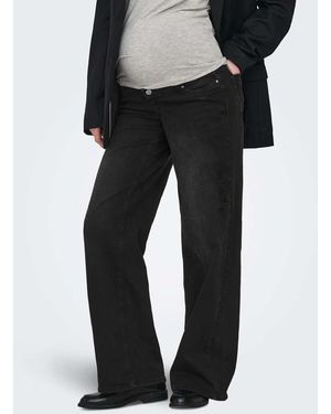 ONLY Jeans Ampi Slavato - Nero