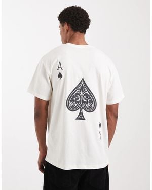 Jack & Jones T-shirt oversize avec imprimé as - Blanc