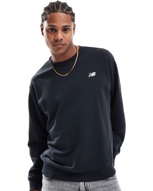 New Balance – sport essentials – pullover aus french-terry - Blau
