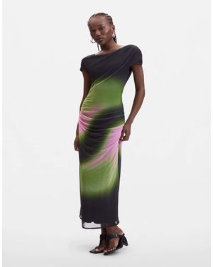 Desigual Tüllkleid mit farbverlauf - Weiß