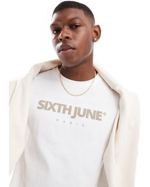 Sixth June Printed Logo T-shirt - White