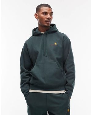 Carhartt American Script Pullover Hoodie - Blue