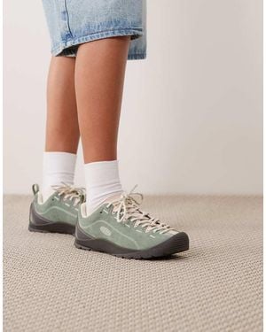 Keen Jasper Brushed Suede Trainers - Green