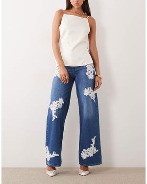 ASOS – jeans - Blau