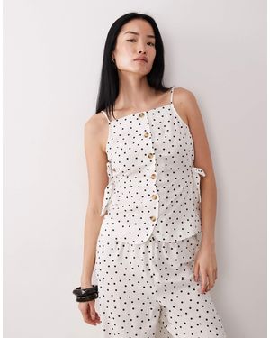Wednesday's Girl Wednesday's – girl – durchgeknöpftes camisole-top - Weiß
