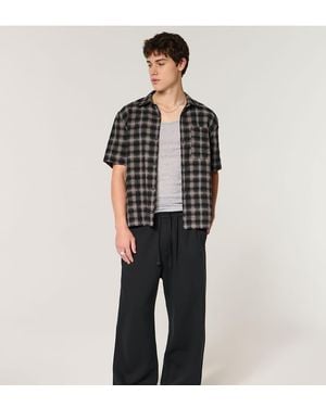 Hollister Tall Feel Good Super Baggy Joggers - Black